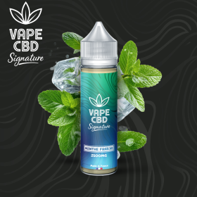 E-liquide CBD Menthe Fraîche Vape CBD Signature 50ml (2500mg)