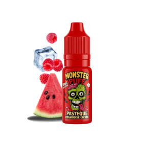 E-liquide Monster Puff Pastèque Framboise Givrée 10ml (10 mg/ml)
