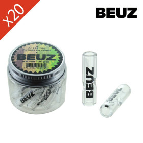 Boîte de 20 Filtres en verre 3cm x 8mm BEUZ