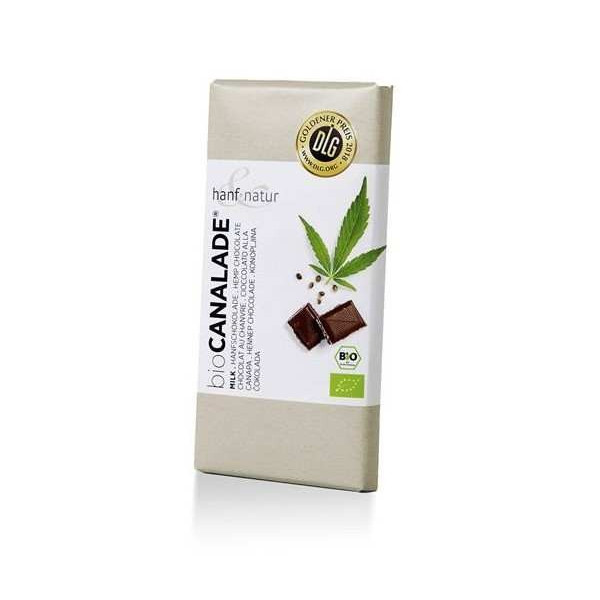 Chocolat au lait bio graines de chanvre | HANF&NATUR