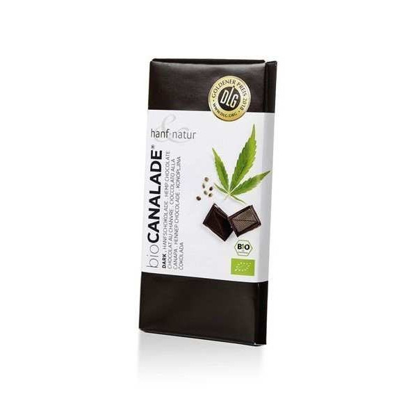 Chocolat noir bio graines de chanvre | HANF&NATUR